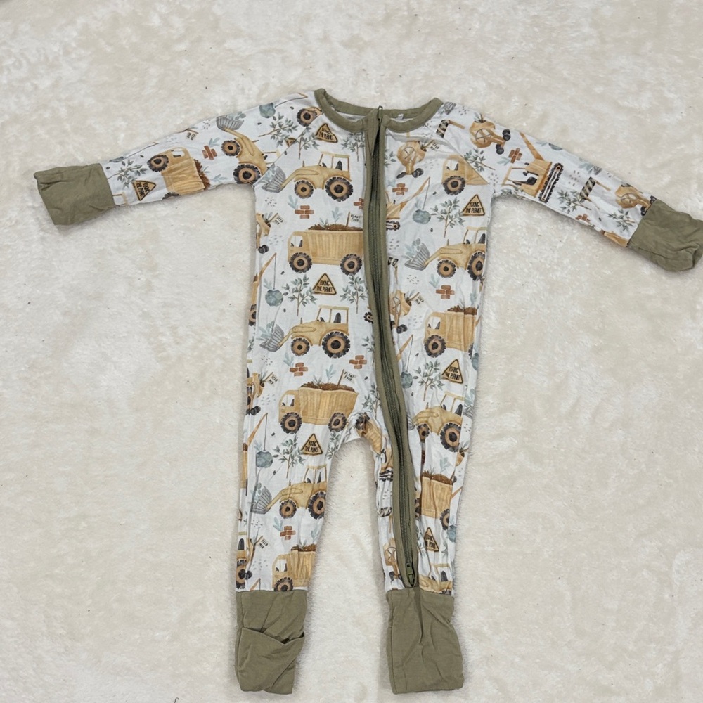 Kids Construction Print One Piece